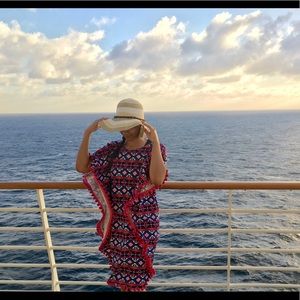 🌴Caribbean Splash Kaftan Swimdress